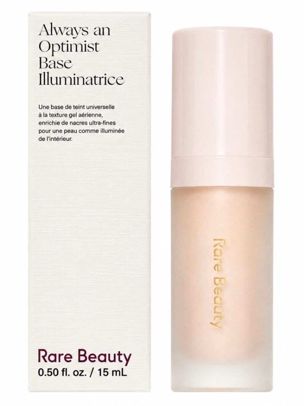 NIB Rare Beauty Always an Optimist Illuminating Primer Mini 0.5 oz 15 mL